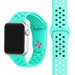 Curea iUni compatibila cu Apple Watch 1/2/3/4/5/6/7, 44mm, Silicon Sport, Light Blue